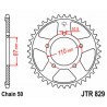 Couronne JT SPROCKETS acier standard 829 - 530 1
