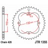 Couronne JT SPROCKETS acier standard 1355 - 428 1