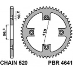 Couronne PBR acier standard 4641 - 520