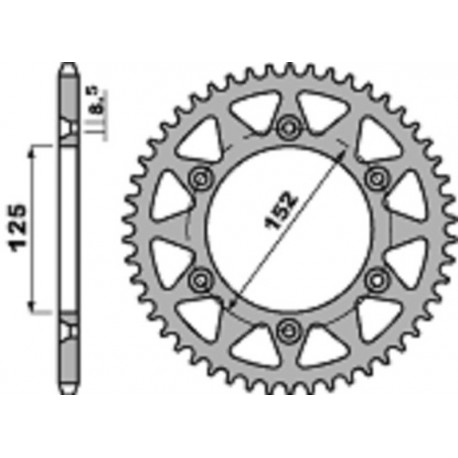 Couronne PBR aluminium Ultra-Light 4649 - 428