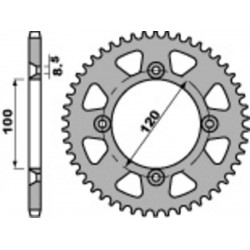 Couronne PBR acier standard 798 - 428