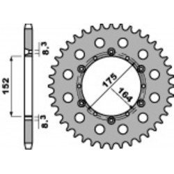 Couronne PBR acier standard 856 - 520