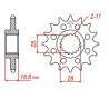Pignon JT SPROCKETS acier standard 704 - 525 2