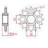 Pignon JT SPROCKETS acier standard 704 - 525 3