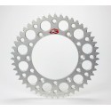 Couronne RENTHAL aluminium Ultra-Light anti-boue 154U - 520