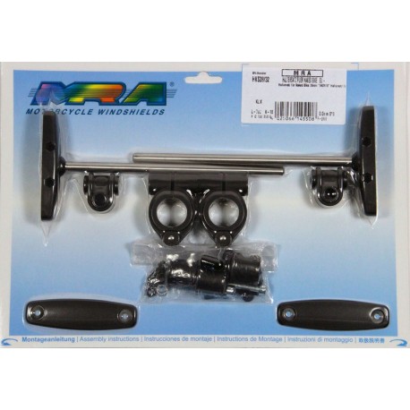 Kit de fixation HKS28/32 pour pare brise et saute vent moto de la marque MRA