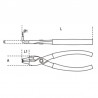 Pince pour circlips intérieurs à becs coudés à 90° BETA taille 170 2