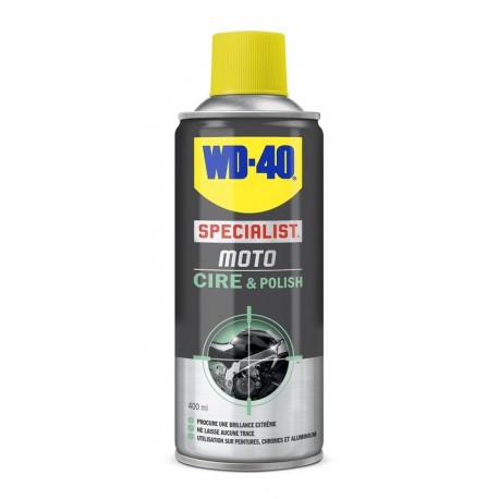 Cire et Polish WD 40 Specialist® Moto Donne un éclat ultra-brillant