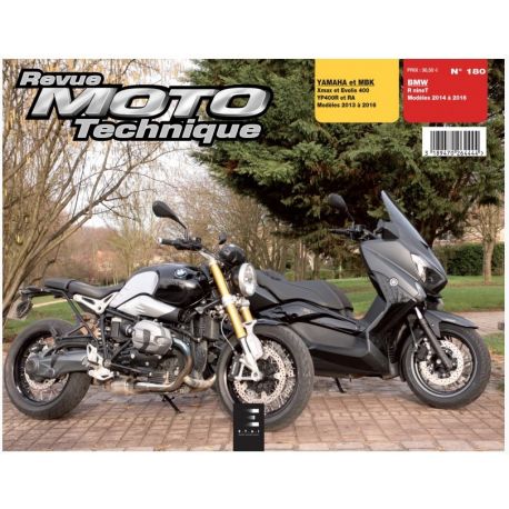 Revue Moto Technique BMW RnineT 2014 à 2016 et YAMAHA X-max 400- Evolis 400 2013 à 2016