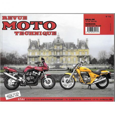 REVUE MOTO TECHNIQUE DEALIM VT 125 et YAMAHA FZS 600 FAZER