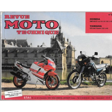 REVUE MOTO TECHNIQUE HONDA CBR600F 1991-1998
