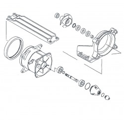 Kit réparation de turbine WSM Kawasaki STX-15F