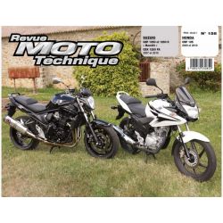 REVUE MOTO TECHNIQUE HONDA CBF 125 2009-2010 et SUZUKI GSF 1250 / GSX1250 FA