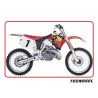 Housse de selle moto cross TECNOSEL Team Honda 1995 USA HONDA CR 125 CR 250 2