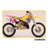 Housse de selle moto cross TECNOSEL oem SUZUKI 1992 RM 125 RM 250 2