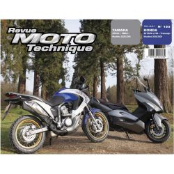 REVUE MOTO TECHNIQUE HONDA XL700V 2008-2009 et YAMAHA 500 TMAX 2008-2009