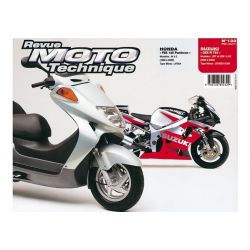 REVUE MOTO TECHNIQUE HONDA FES 125 PANTHEON 1998-2003 et SUZUKI GSXR 750 2000-2003