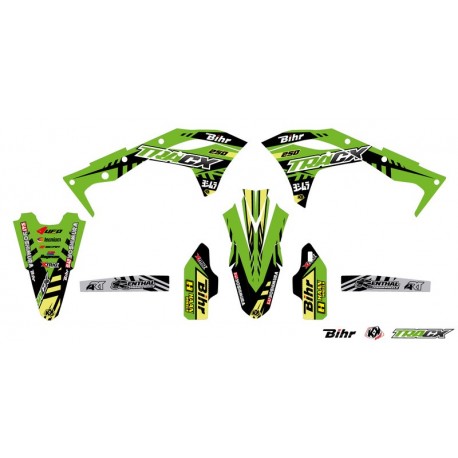Kit déco moto KUTVEK Tracx KAWASAKI KXF 250 KX 250