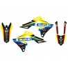 Kit déco moto complet avec housse de selle BLACKBIRD Dream Graphic 4 SUZUKI RMZ 250 RMZ 450 3