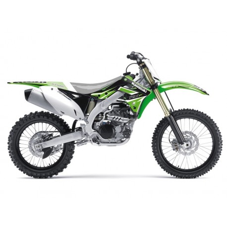 Kit déco moto cross BLACKBIRD Dream Graphic 4 Kawasaki KXF 450 2012 à 2015