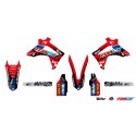 Kit déco moto KUTVEK Tracx HONDA CRF 450 R 2013 à 2016