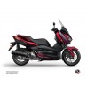 Kit déco KUTVEK Replica rouge/noir Yamaha X-Max 125 1