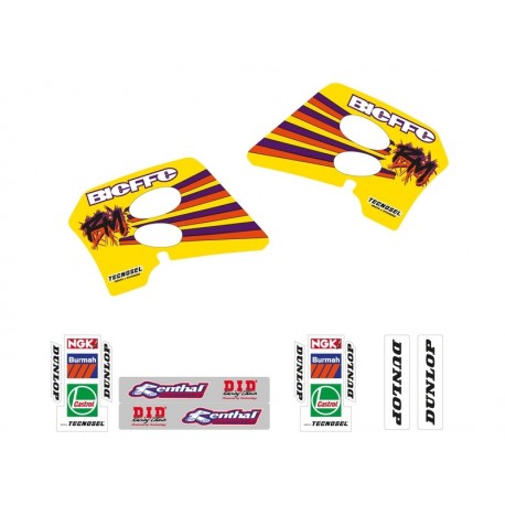 Kit déco moto cross TECNOSEL Team SUZUKI 1993 RM 125 RM 250