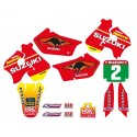 Kit déco moto cross TECNOSEL Team SUZUKI 1998 RM 125 RM 250
