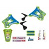 Kit déco moto cross TECNOSEL Team KAWASAKI TEAM 1996 KX 125 KX 250 1