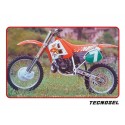 Kit déco complet avec housse de selle TECNOSEL Team Honda 1991 HONDA CR 125 R 250