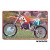 Kit déco complet avec housse de selle TECNOSEL Team Honda 1991 HONDA CR 125 R 250 2