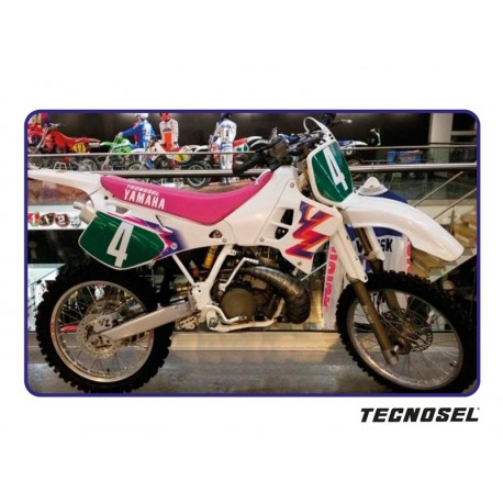 Kit déco complet avec housse de selle TECNOSEL TEAM YAMAHA 1993 YZ 125 YZ 250
