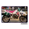 Kit déco complet avec housse de selle TECNOSEL TEAM YAMAHA 1993 YZ 125 YZ 250
