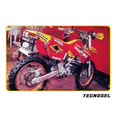 Kit déco complet avec housse de selle TECNOSEL team SUZUKI 1998 RM 125 RM 250