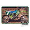 Kit déco complet avec housse de selle TECNOSEL Team KAWASAKI 1996 KX 125 KX 250 2