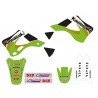 Kit déco complet avec housse de selle TECNOSEL Team oem KAWASAKI 2000 KX 125 KX 250 1