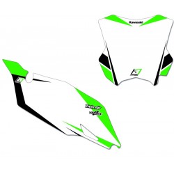 Fonds de plaques BLACKBIRD Graphic Kawasaki KX250F