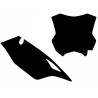 Fonds de plaque BLACKBIRD moto cross enduro KAWASAKI KXF 250 KX 250 KXF 450 KX 450 0