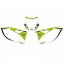 Fonds de plaques BLACKBIRD Graphic blanc Kawasaki KX-F250