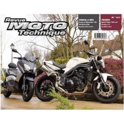 REVUE MOTO TECHNIQUE YAMAHA X-MAX / MBK SKYCRUISER 2010-2011 et TRIUMPH 1050 2005-2010