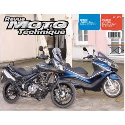 REVUE MOTO TECHNIQUE SUZUKI DL 650 V-STROM 2012-2014 et PIAGGIO X10 2012-2014