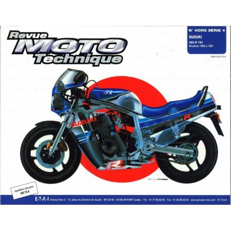 REVUE MOTO TECHNIQUE SUZUKI GSX-R 750 1985-1987