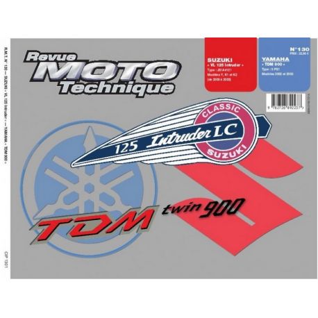 REVUE MOTO TECHNIQUE YAMAHA TDM 900 2002-2003 et SUZUKI VL 125 INTRUDER 2000-2003