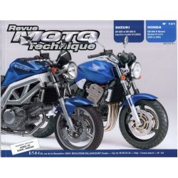 REVUE MOTO TECHNIQUE HONDA CB900 HORNET 2002-2003 et SUZUKI SV 650 2003-2011