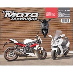REVUE MOTO TECHNIQUE TRIUMPH STREET TRIPLE 675 / R 2013-2014 et SYM GTS125 2010-2013