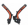 Protège cadre RACTECH bi-matières noir/orange 1