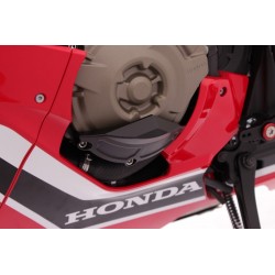 Couvre-carter moteur gauche GILLES TOOLING noir Honda CBR1000RR 2017-2023