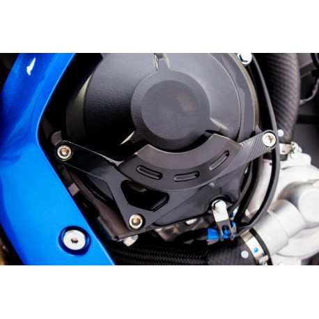 Slider couvre carter gauche GILLES TOOLING en aluminium taillé dans la masse Suzuki GSXR 1000