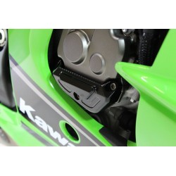 Couvre-carter moteur droit GILLES TOOLING noir Kawasaki Ninja ZX-10R 2011-2024
