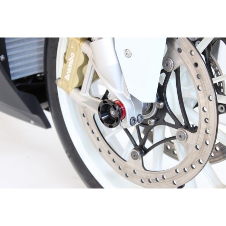 Kit protection d’axe de roue avant GILLES TOOLING pour moto BMW S1000R S1000RR